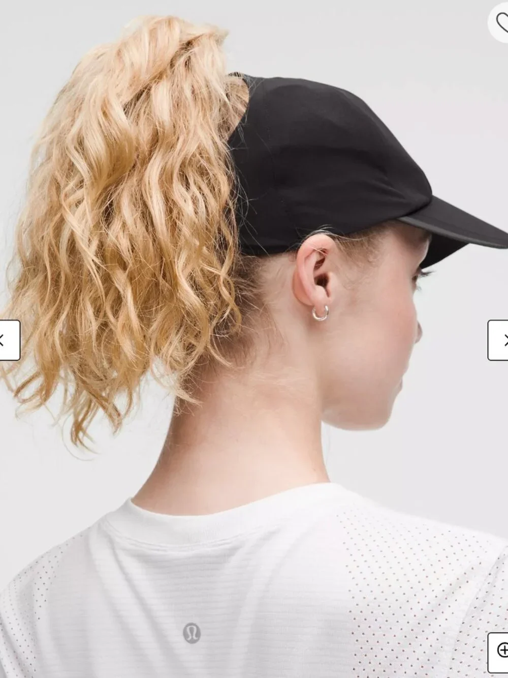 Lululemon Women's Fast and Free Ponytail Running Hat Black